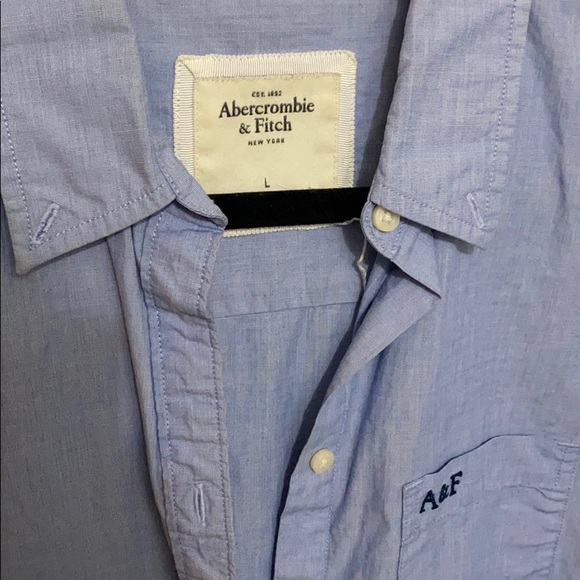 Abercrombie & Fitch Faded Blue Blouse - Picture 2 of 3